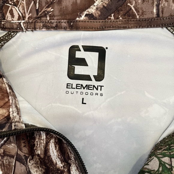 Men’s Element Outdoor Camp Drive Series Quarter Zip Shirt in size Large - Picture 2 of 5